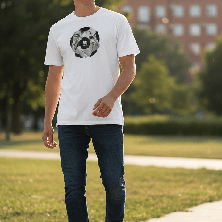 Polera Penalty Pelota Blanco 5