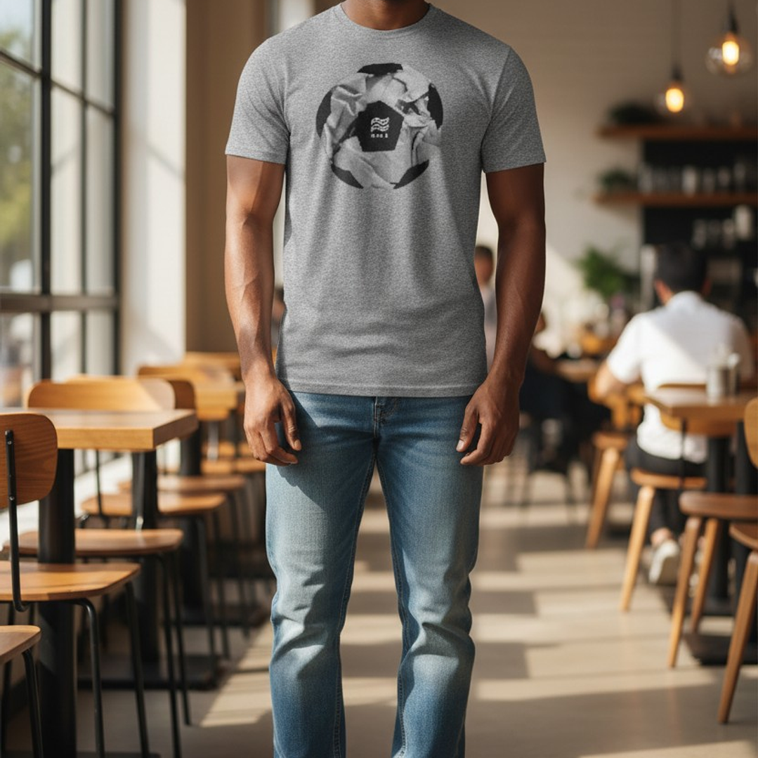 Polera Penalty Pelota Gris 3