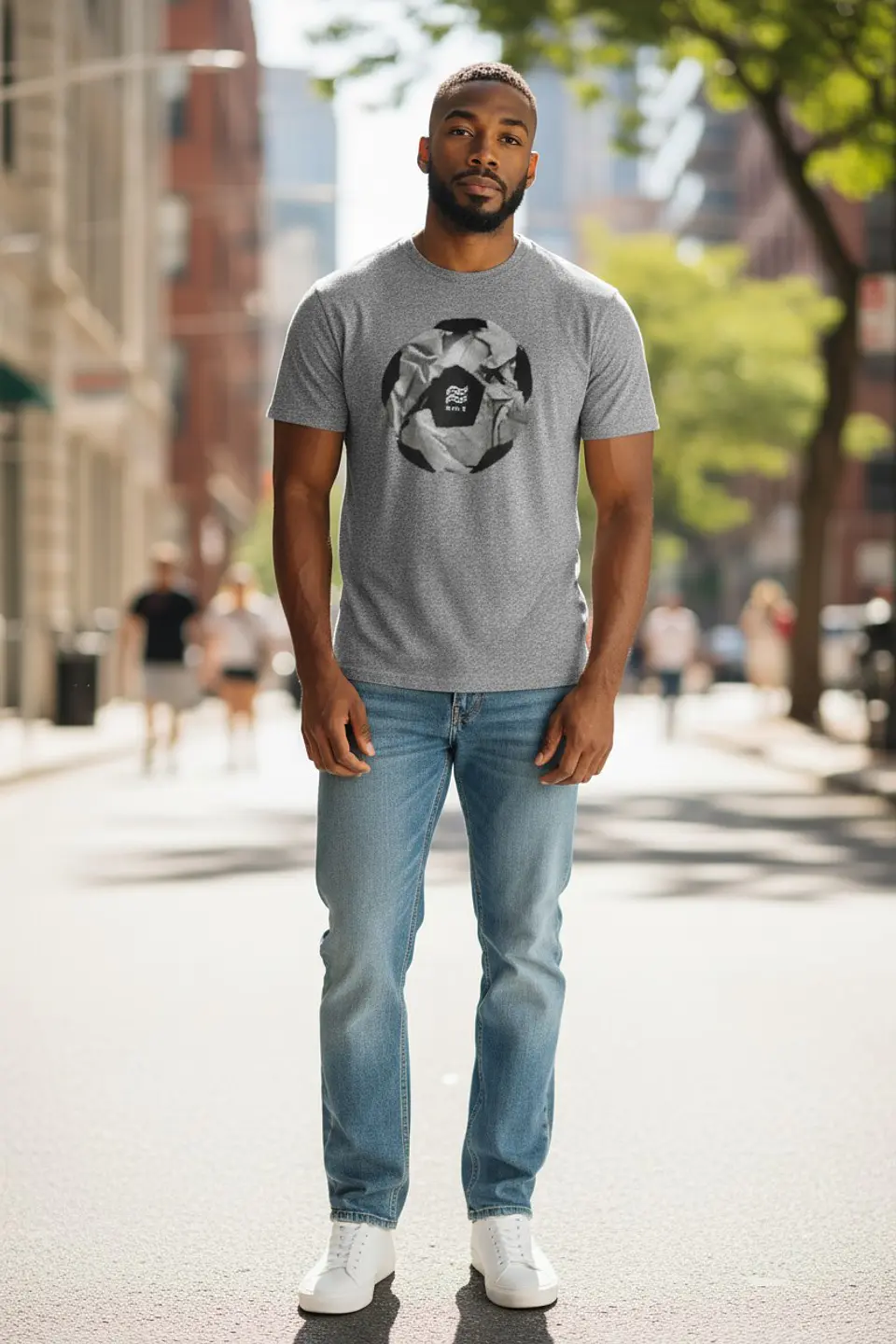 Polera Penalty Pelota Gris 4