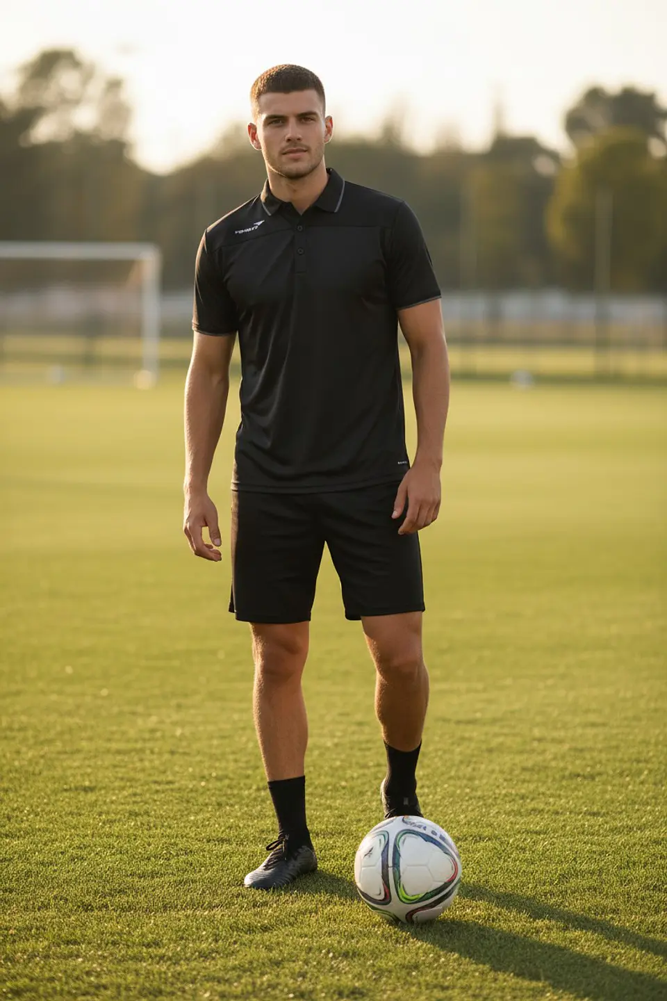 Polera Penalty Polo Br70 UV Negro 3