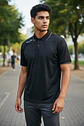 Polera Penalty Polo Br70 UV Negro - Miniatura 4