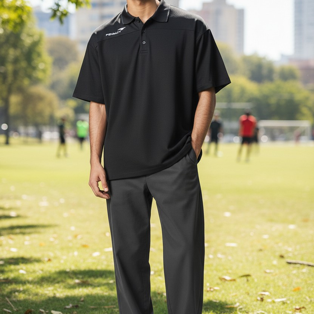 Polera Penalty Polo Br70 UV Negro 5