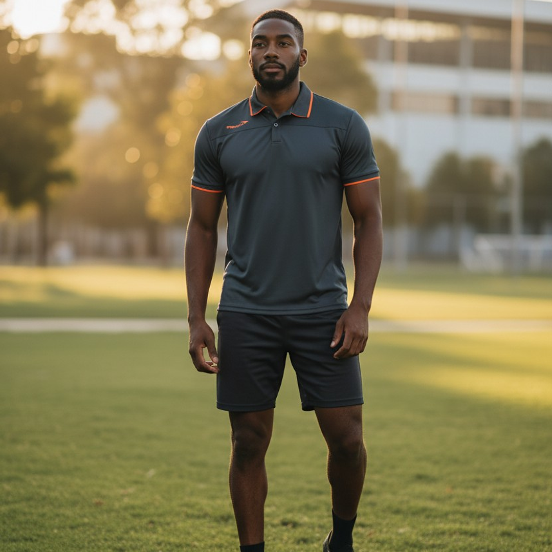 Polera Penalty Polo Br70 UV Plomo 5