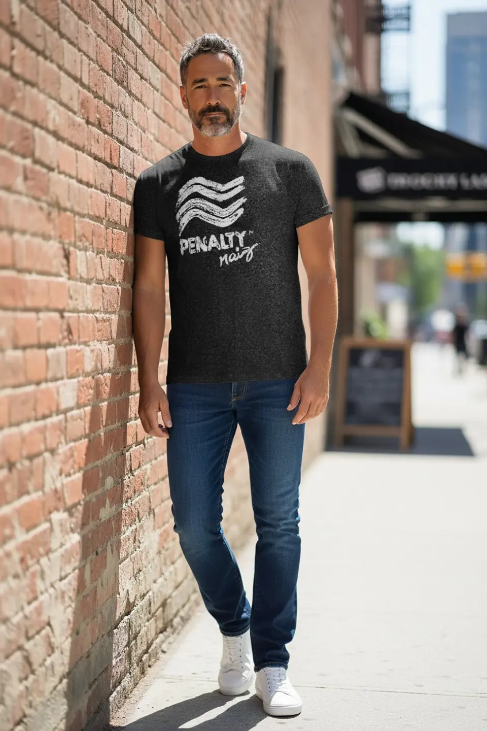 Polera Penalty Raiz Brush Negro 3