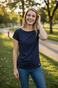 Polera Penalty Raiz Mujer Azul Oscuro - Miniatura 5