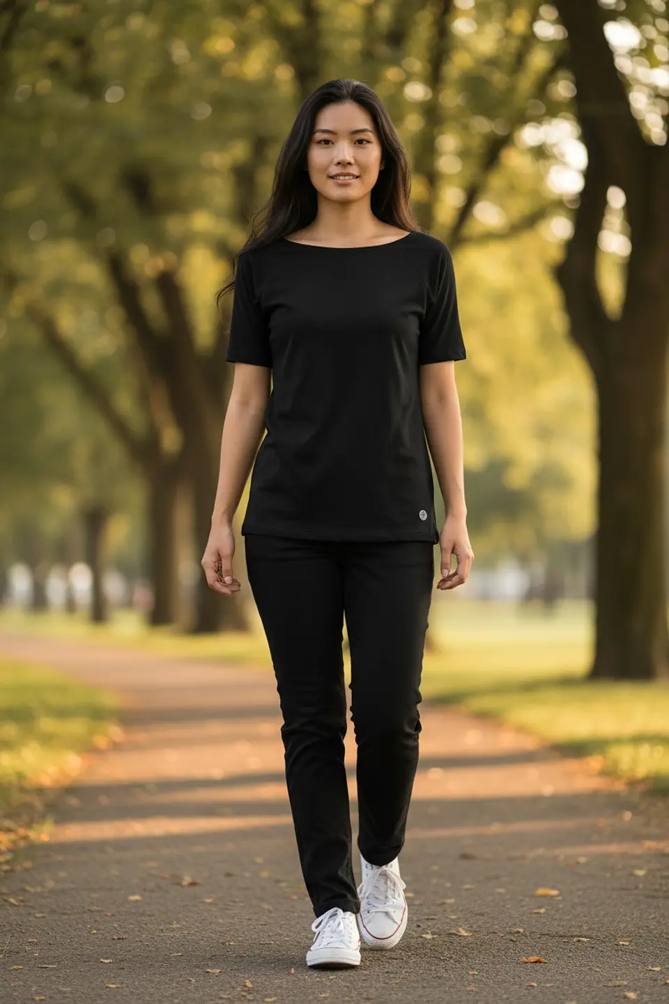 Polera Penalty Raiz Mujer Negro 5