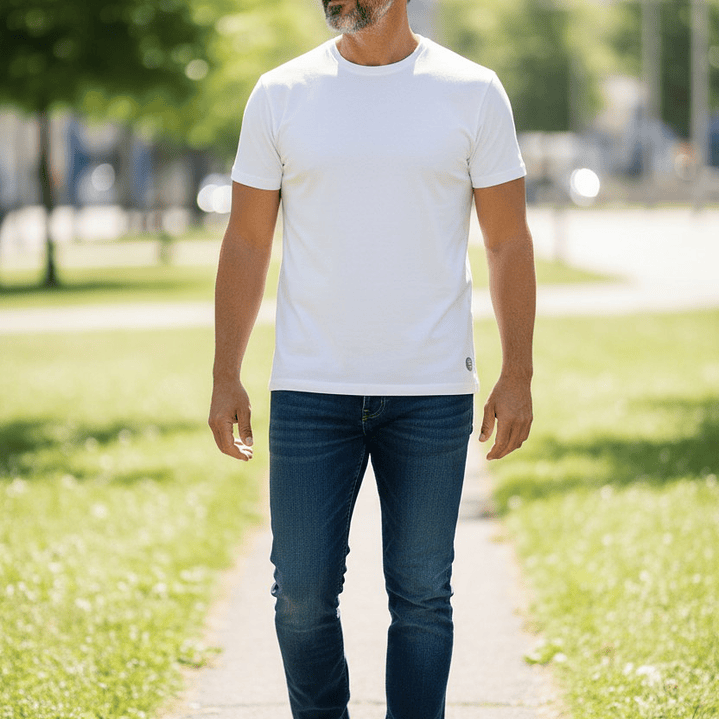 Polera Penalty Raiz Juvenil Blanco 4