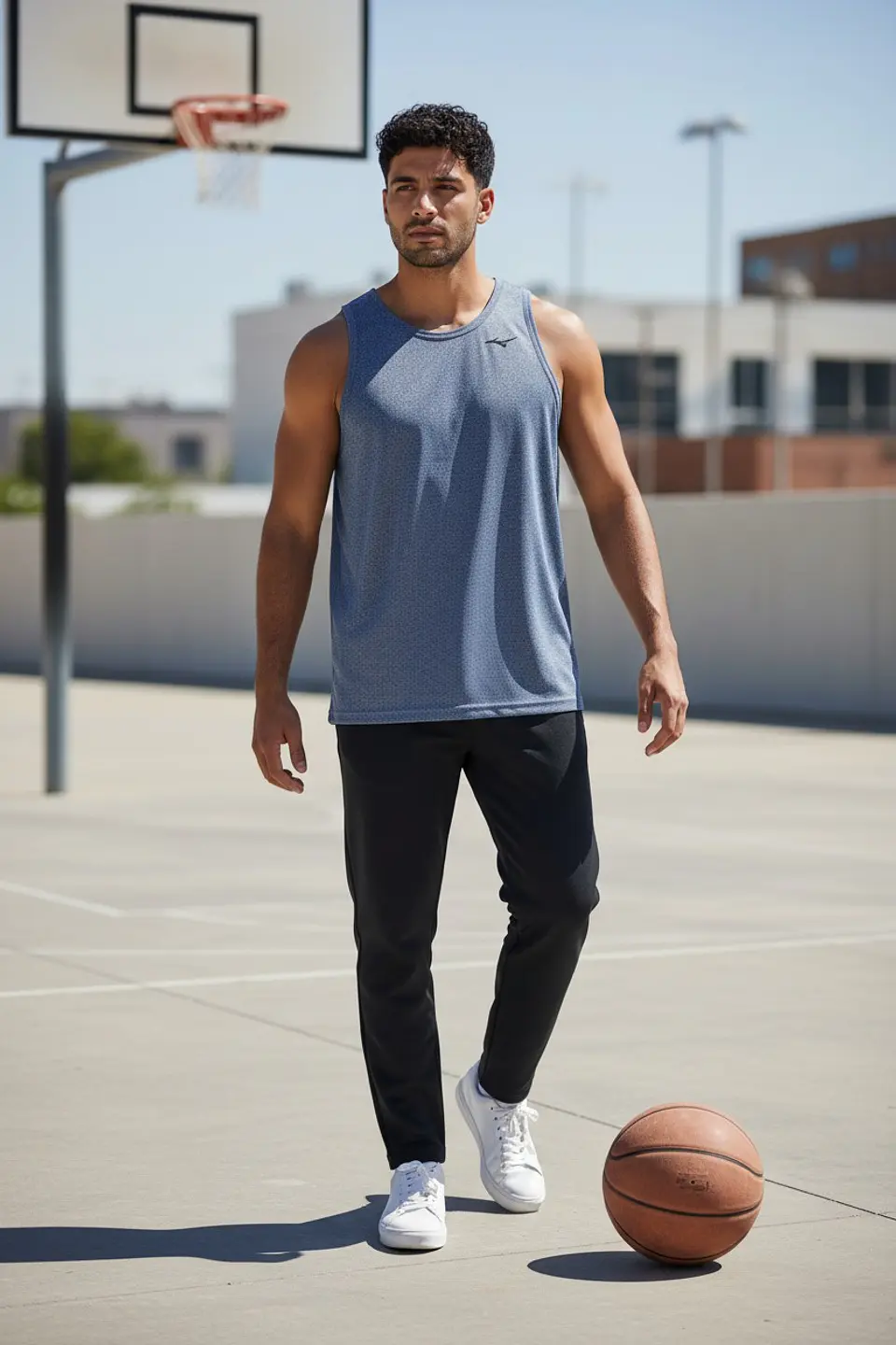 Polera Sin Manga Penalty Duo Gris 3