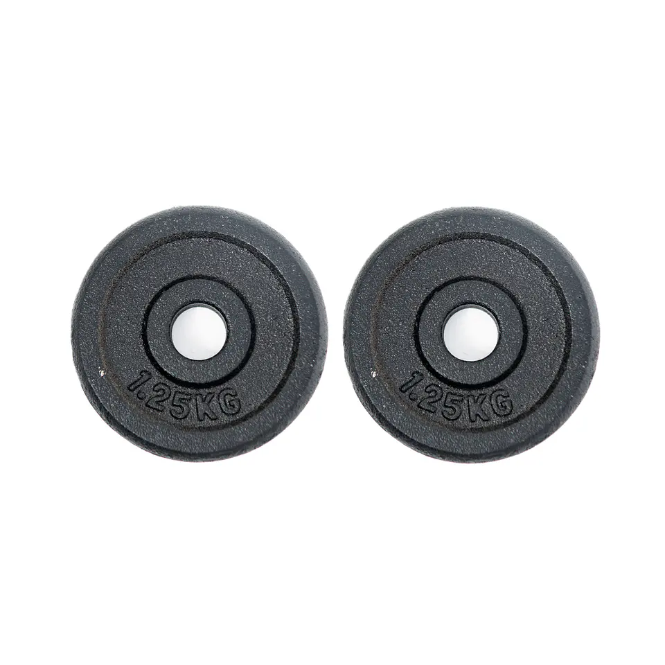 Set 2 Discos Pre Olimpico De Fierro Muuk 1.25 Kg 1