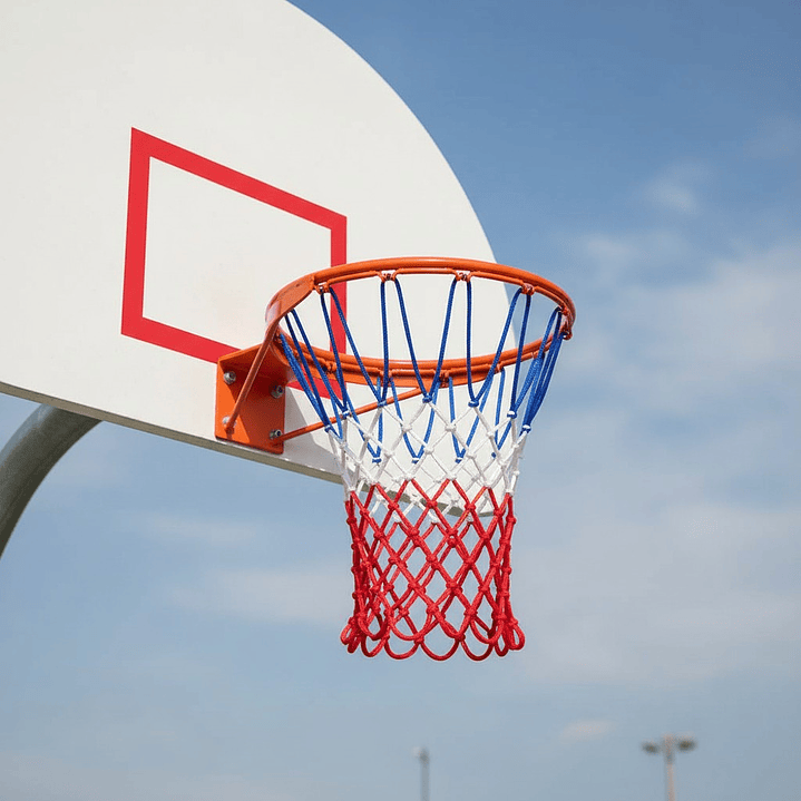 Red De Basquetbol Muuk Tricolor 3Mm Par 5