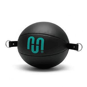 Pera Box Muuk Con Elastico Negro/Turquesa