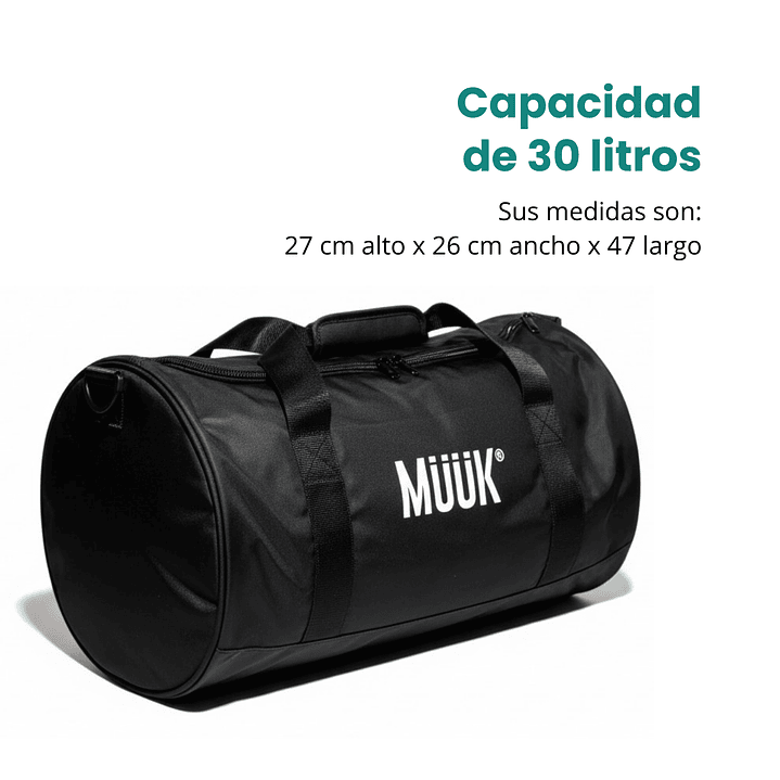 Bolso Deportivo Circular Muuk 30 lts 2