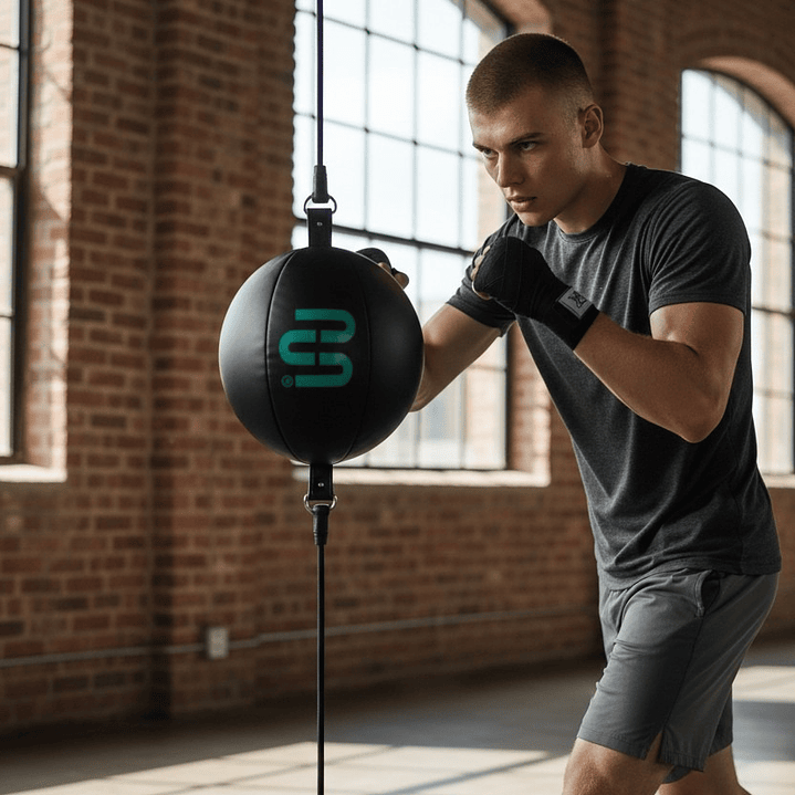 Pera Box Muuk Con Elastico Negro/Turquesa 2