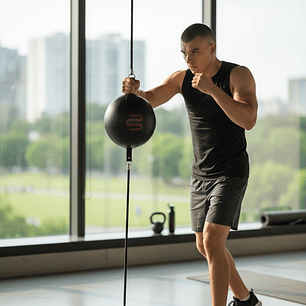 Pera Box Muuk Con Elastico Negro/Rojo