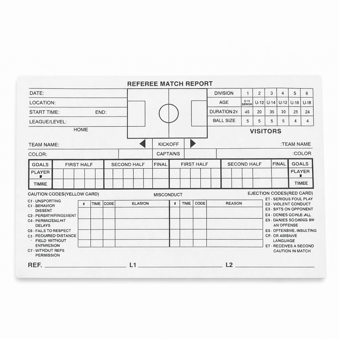 Papeleta de Arbitro 1