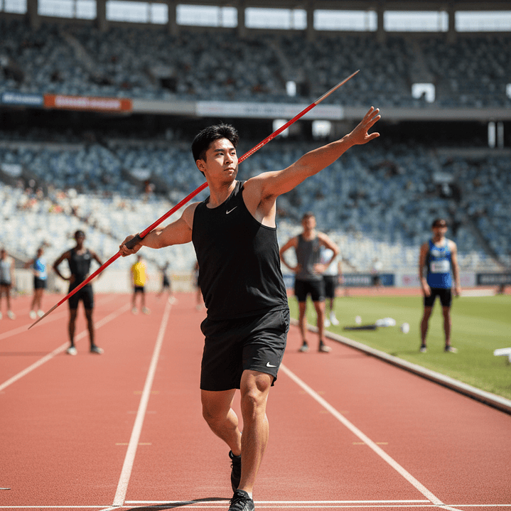 Jabalina de Atletismo Aluminio para Competicion IAAF 7