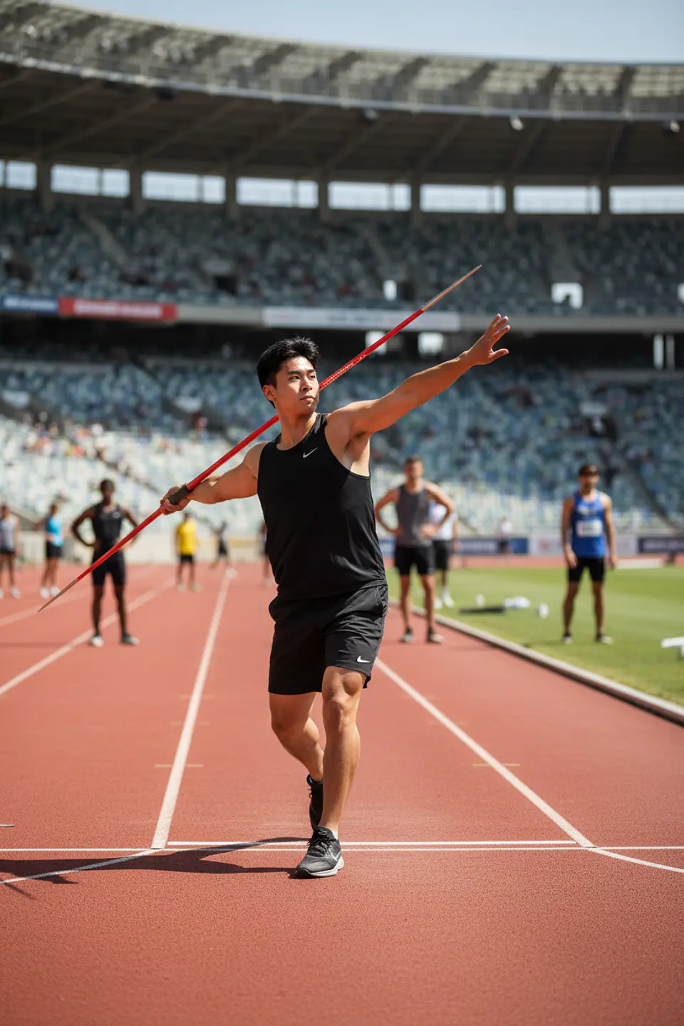 Jabalina de Atletismo Aluminio para Competicion IAAF 7