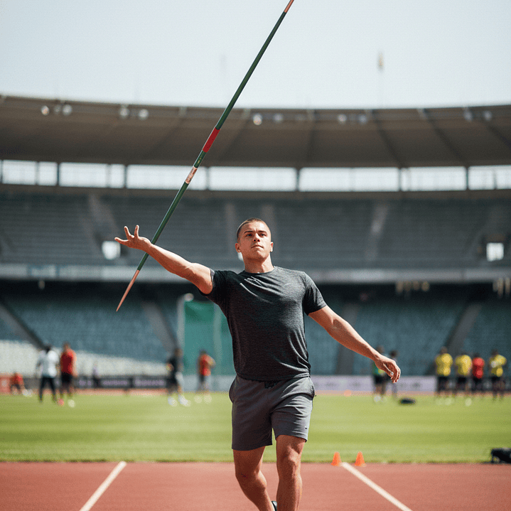 Jabalina de Atletismo Aluminio para Competicion IAAF 9