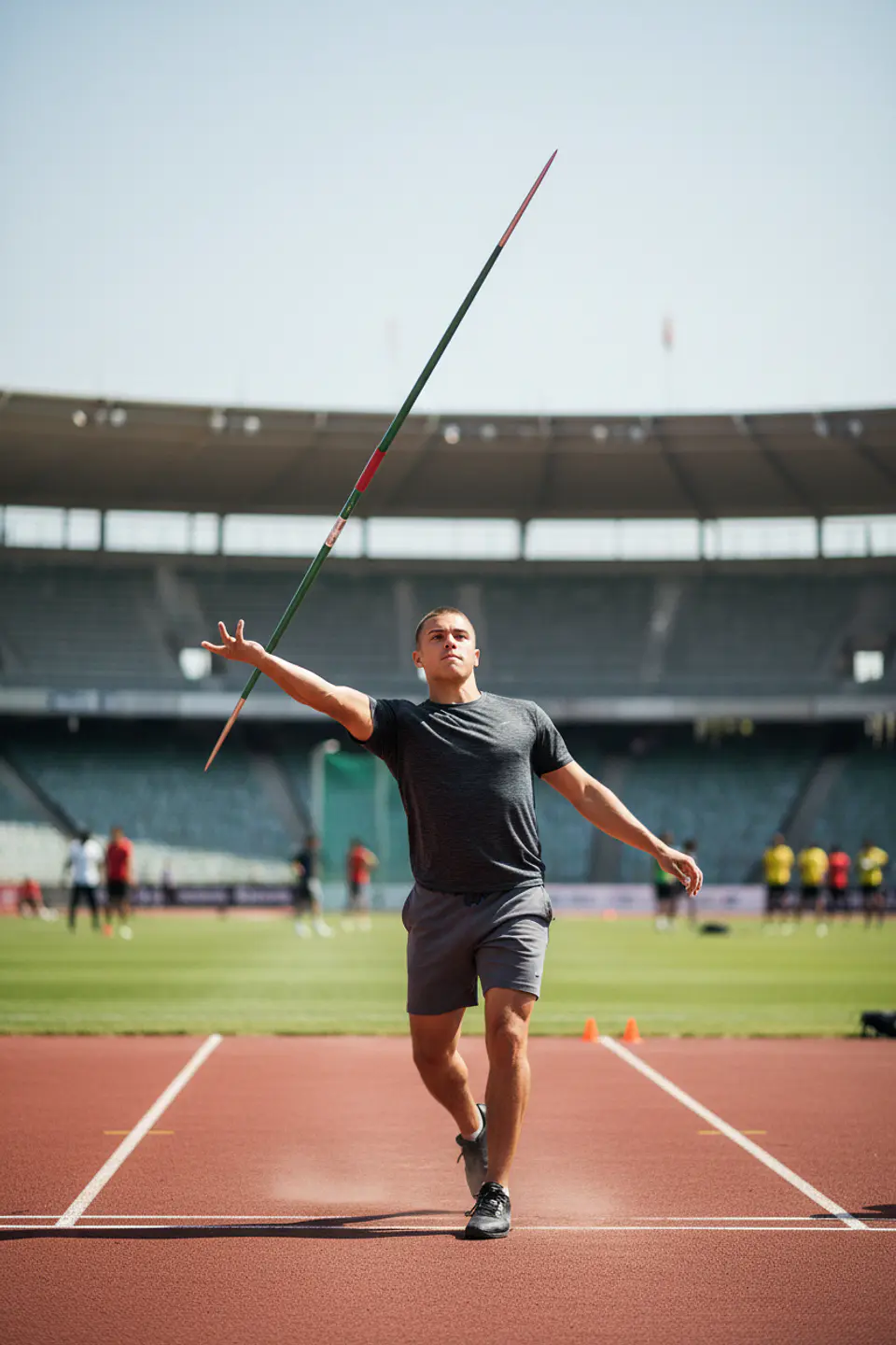 Jabalina de Atletismo Aluminio para Competicion IAAF 9