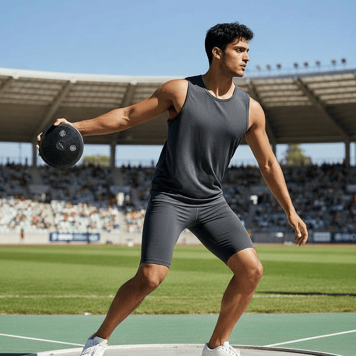 Disco de Lanzamiento Atletismo Goma Vixen 1 kg 4