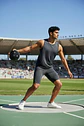 Disco de Lanzamiento Atletismo Goma Vixen 1 kg - Miniatura 4