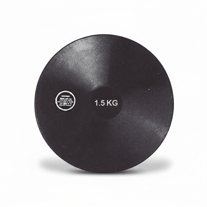 Disco de Lanzamiento Atletismo Nacional Goma 1.5 kg 1