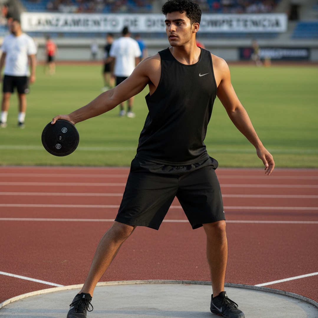 Disco de Lanzamiento Atletismo Nacional Goma 1.5 kg 3