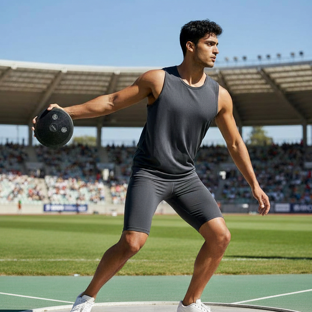 Disco de Lanzamiento Atletismo Nacional Goma 1.5 kg 4