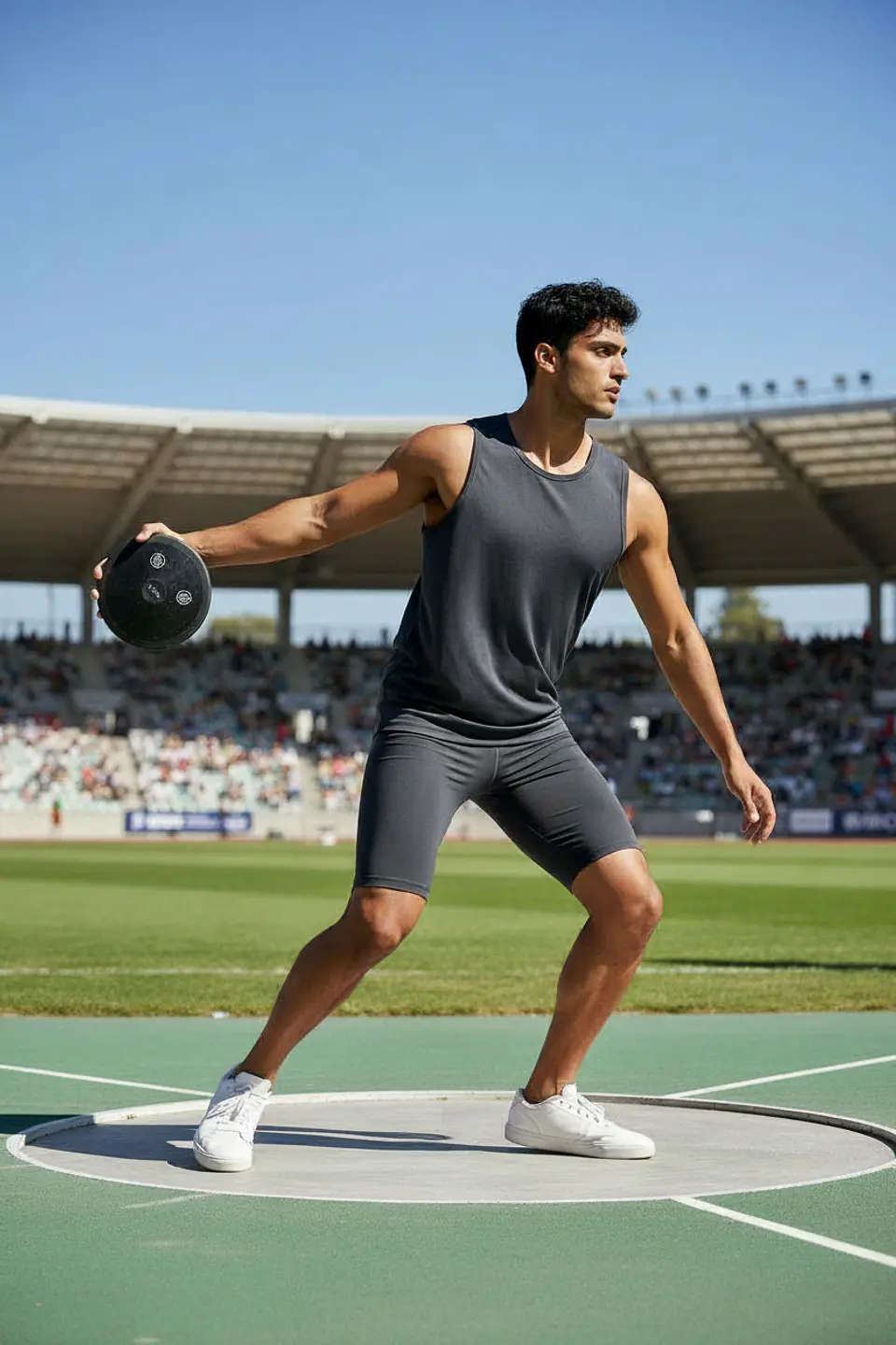 Disco de Lanzamiento Atletismo Nacional Goma 1.5 kg 4