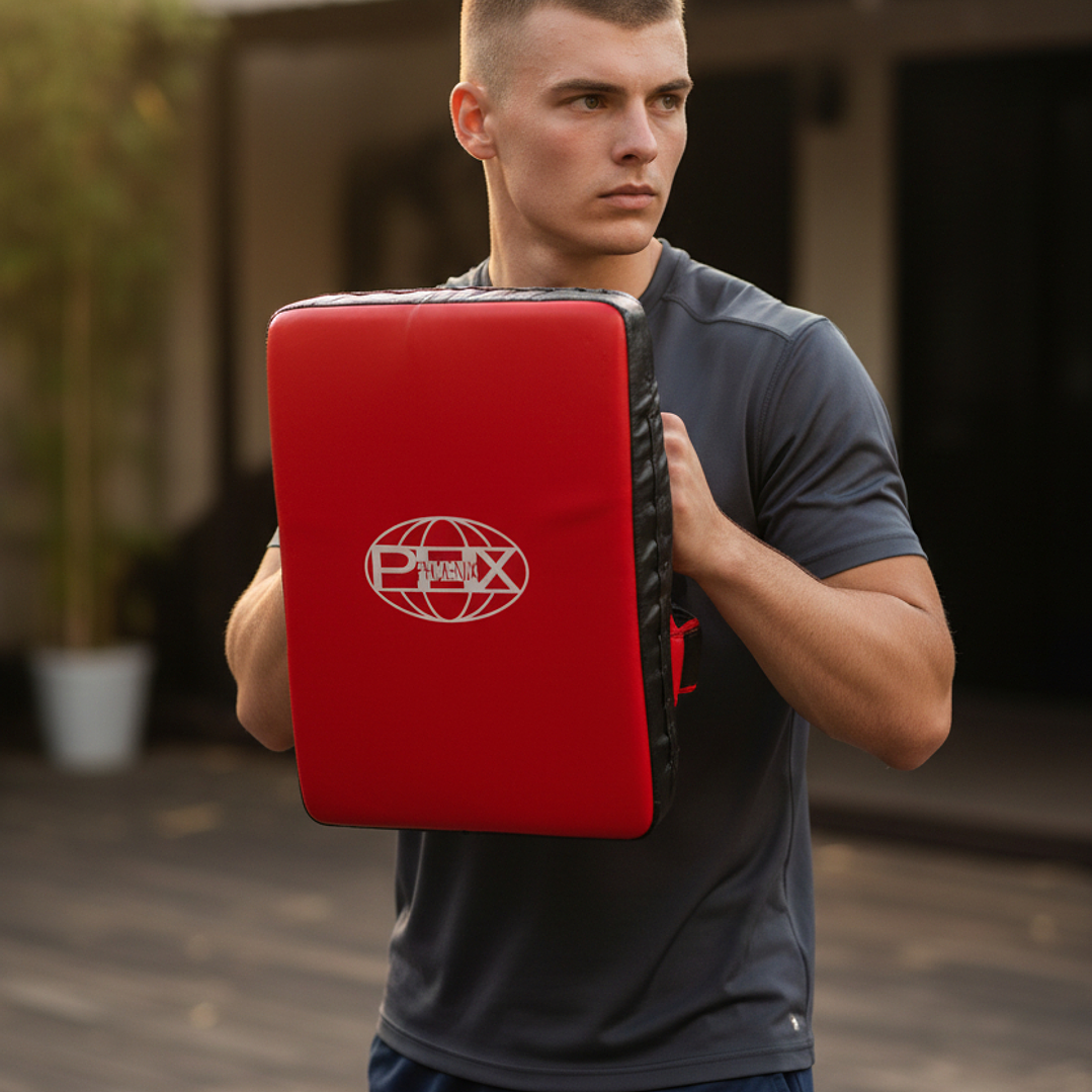 Escudo de Artes Marciales Phoenix Irani Curvo 47x29x7.5 cm 3