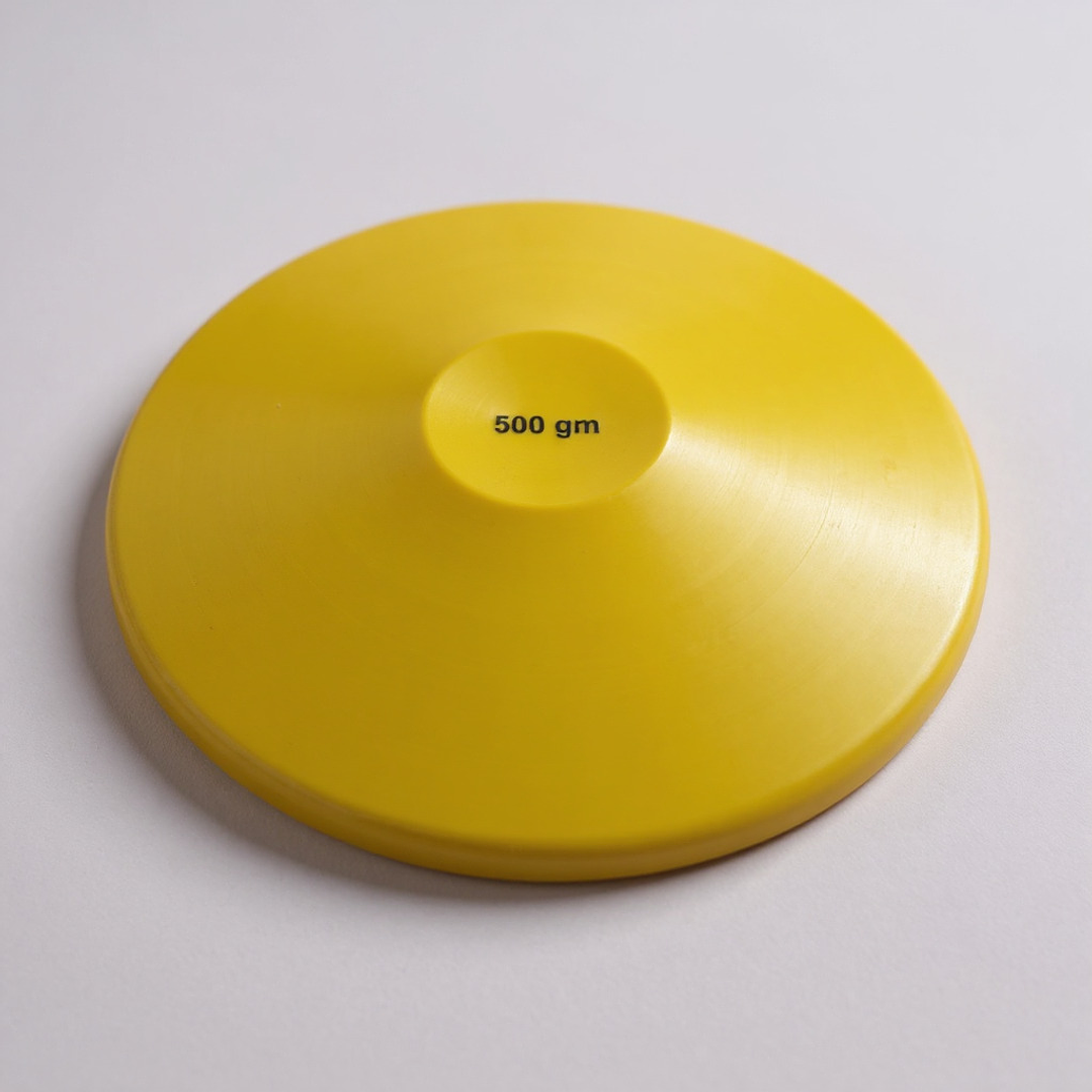 Disco de Lanzamiento Atletismo Nacional Goma 500 gr 1