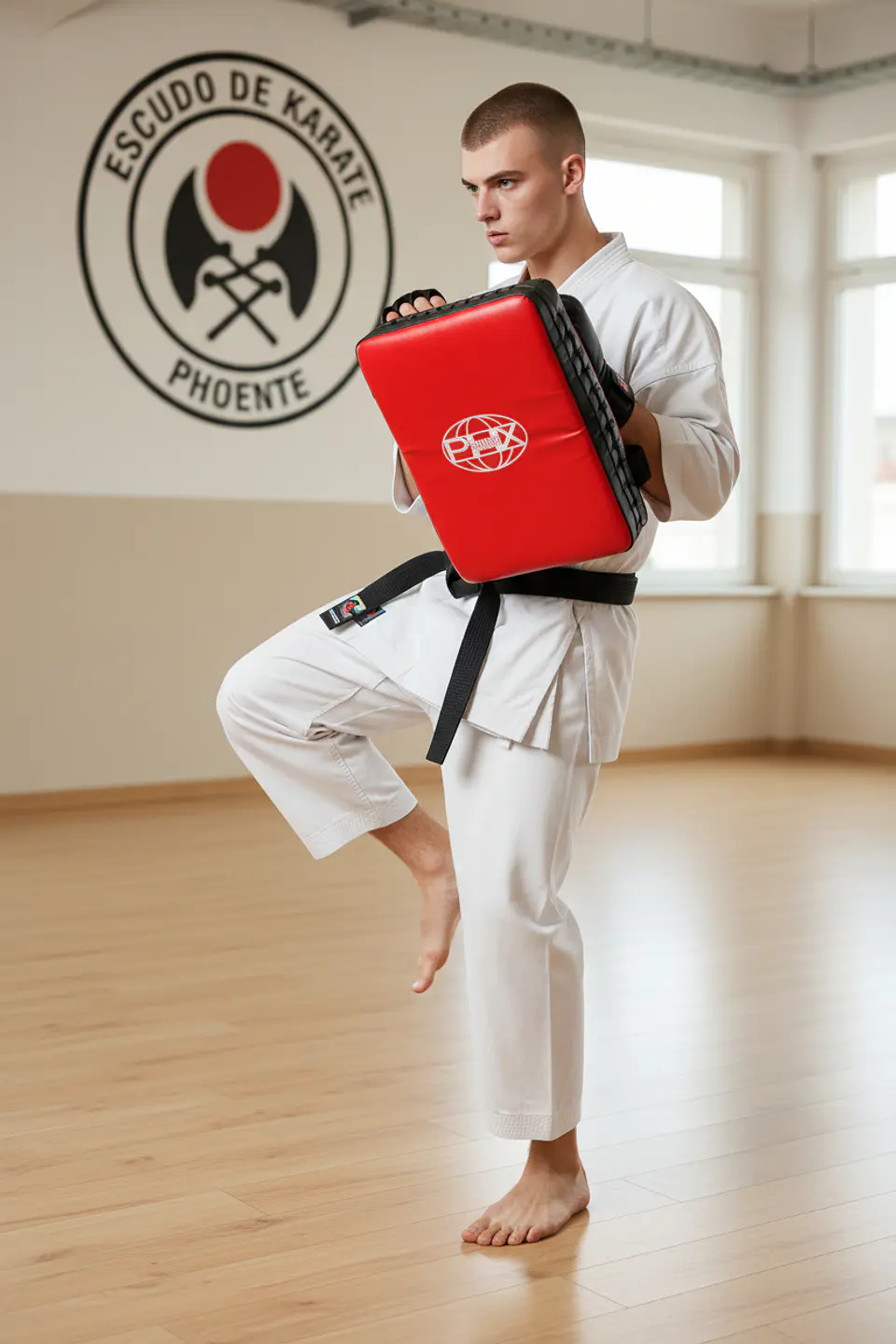 Escudo de Artes Marciales Phoenix Curvo 58x38x10 2