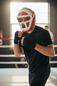 Cabezal de Artes Marciales Super Star con Rejilla Rojo - Miniatura 3