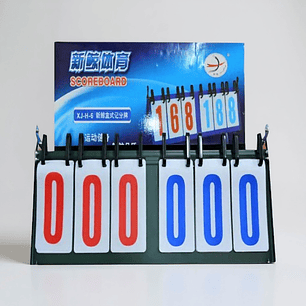 Marcador Deportivo 6 Digitos Manual Multideportes