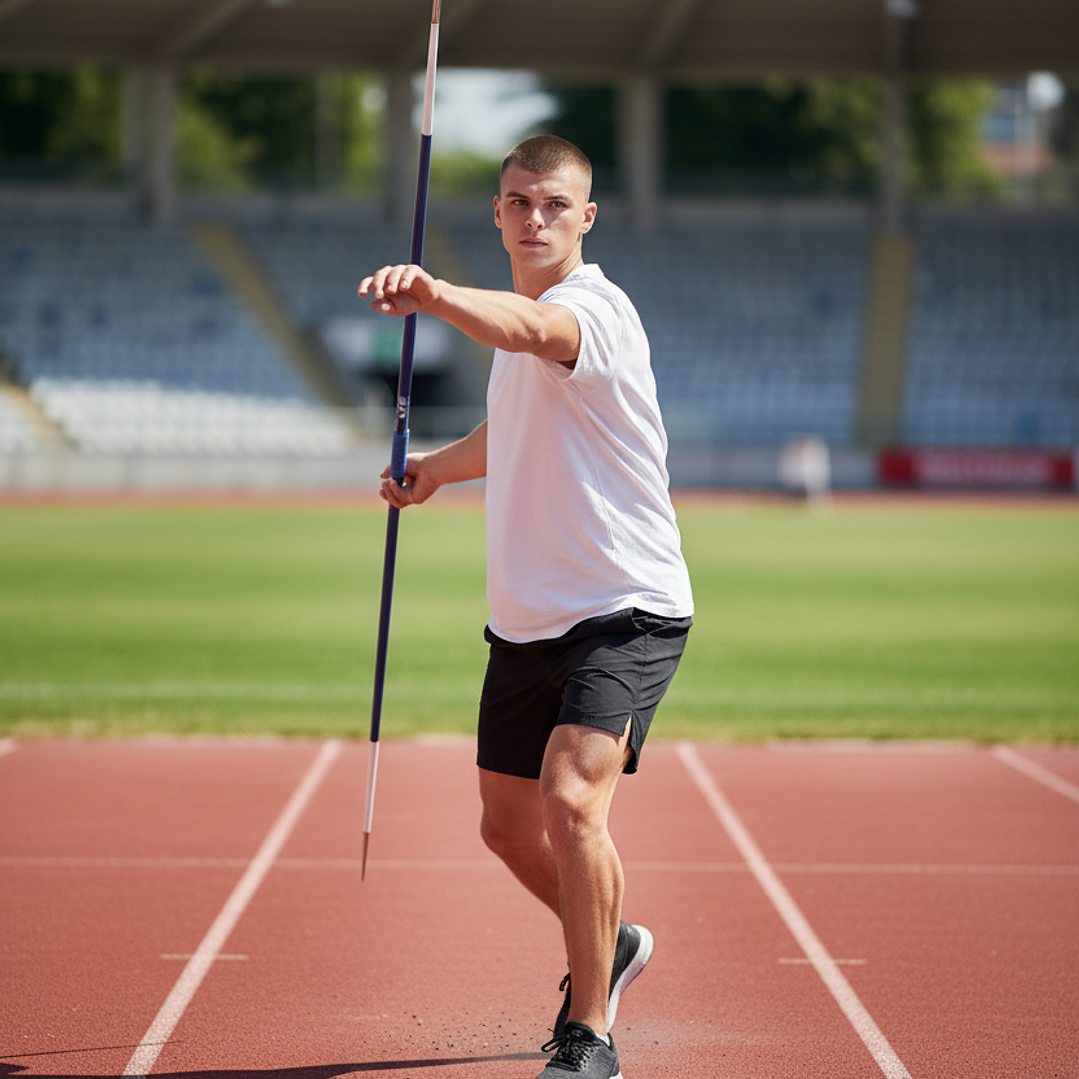 Jabalina de Aluminio Atletismo Entrenamiento Economica 600 g 2