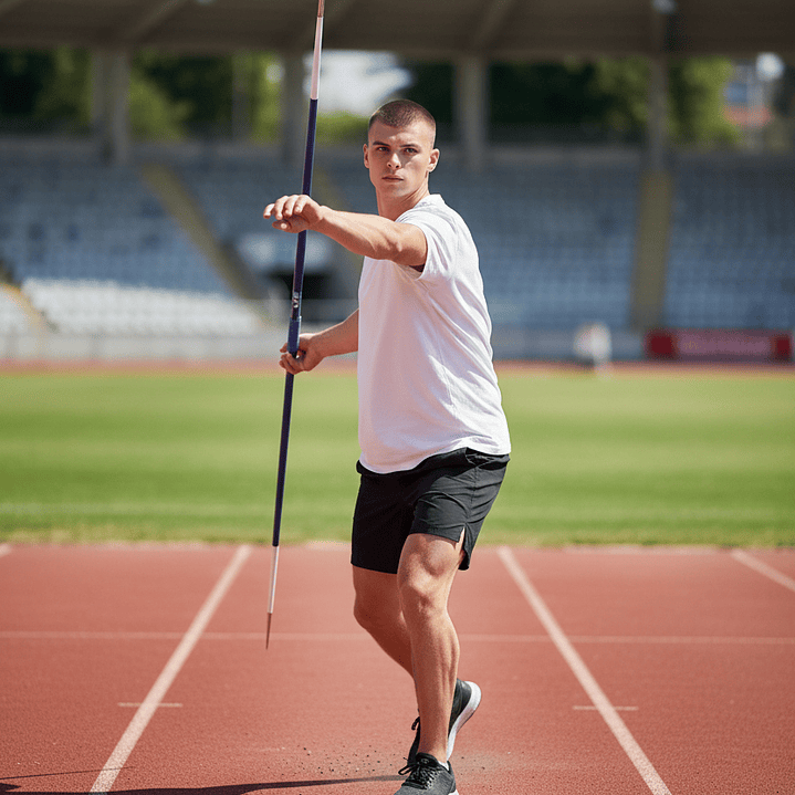 Jabalina de Aluminio Atletismo Entrenamiento Economica 600 g 2