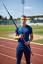 Jabalina de Aluminio Atletismo Entrenamiento Economica 600 g - Miniatura 3