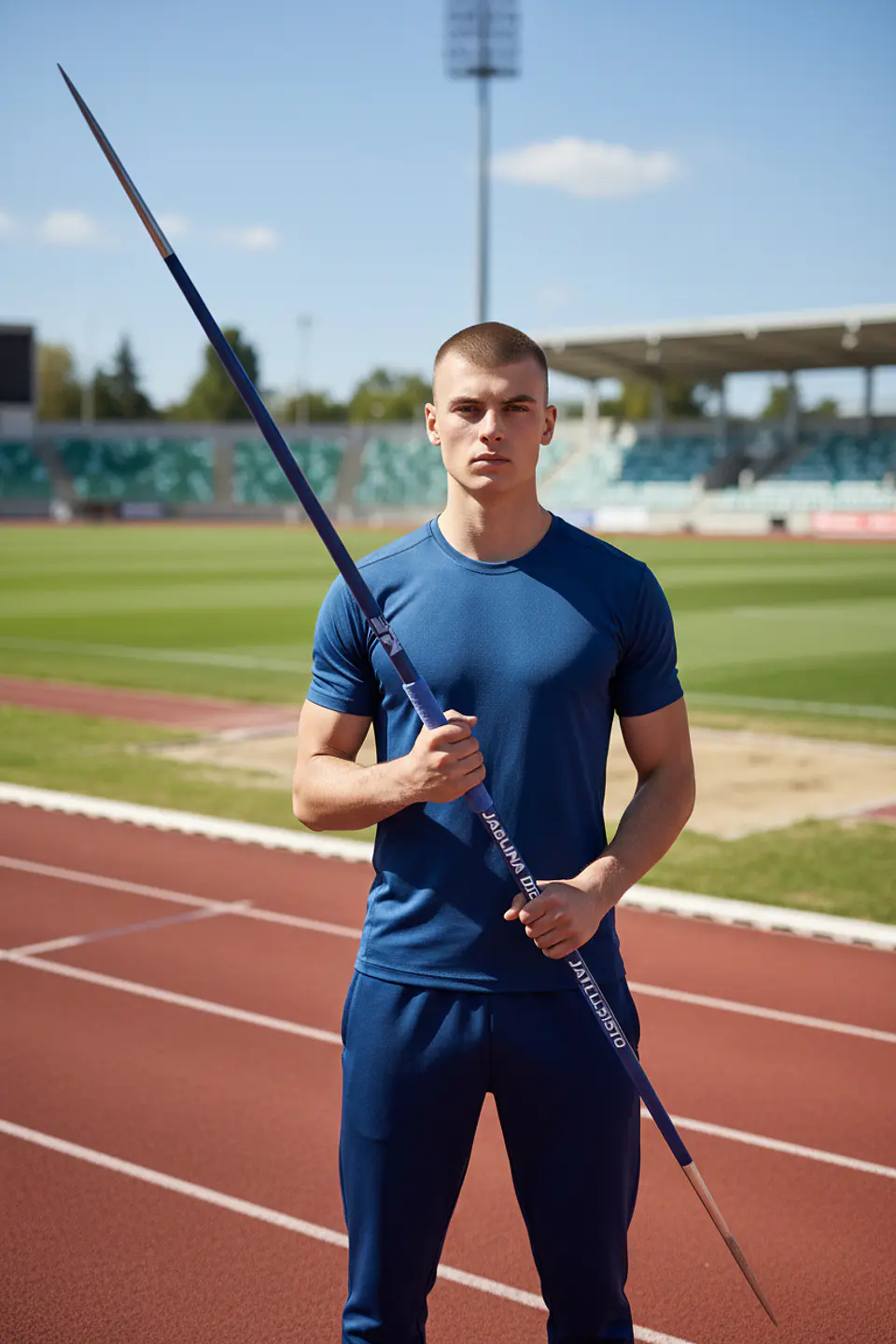 Jabalina de Aluminio Atletismo Entrenamiento Economica 600 g 3