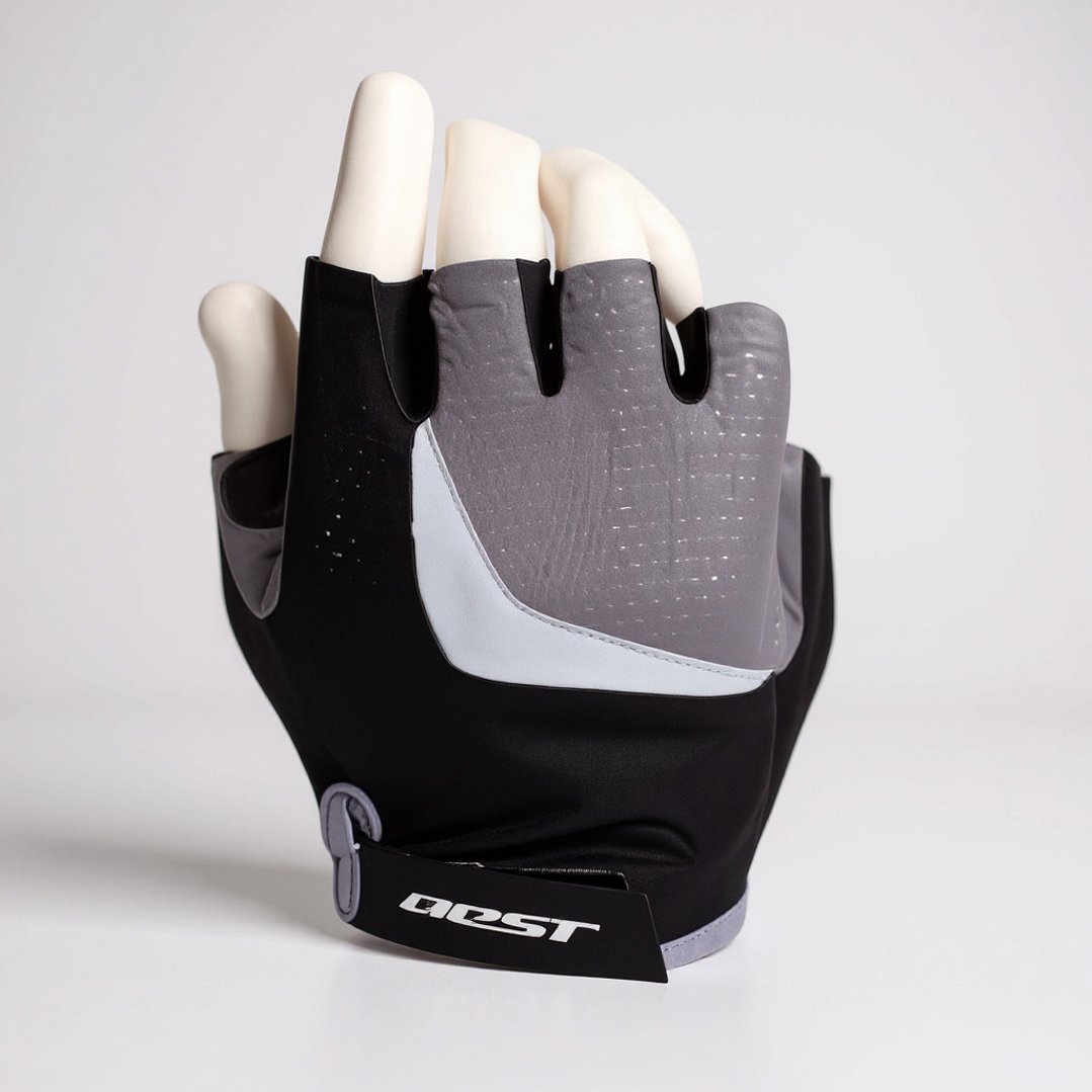 Guantes de Ciclismo Corto Best Gris/Negro  1