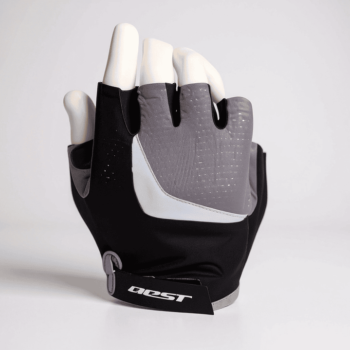 Guantes de Ciclismo Corto Best Gris/Negro  1
