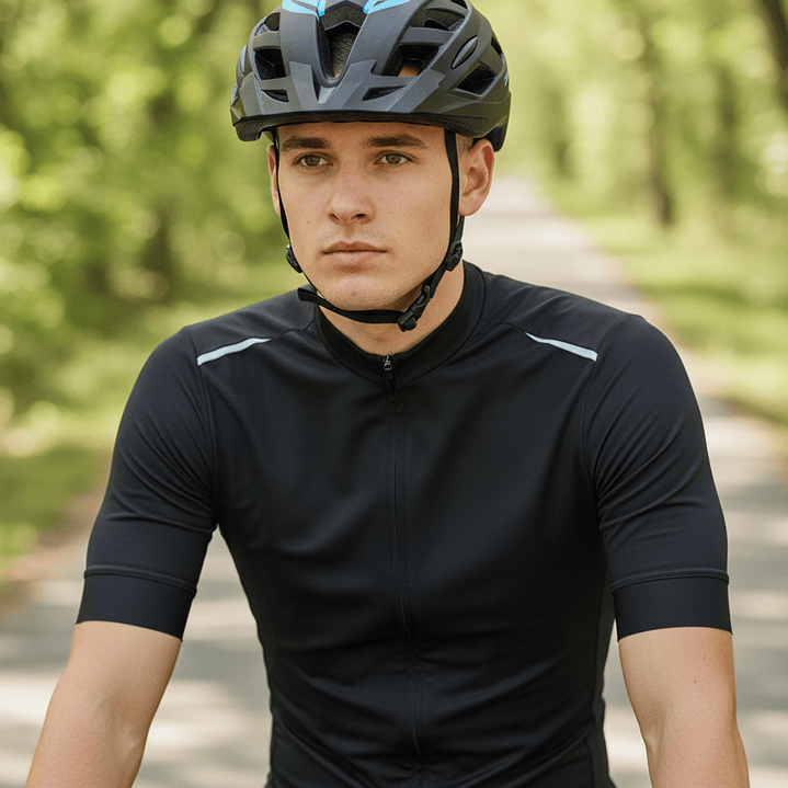 Casco de Ciclismo Best 37165 con Luz NG/AZ  4