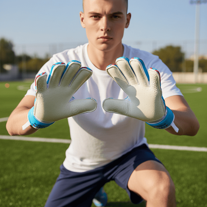 Guante de Arquero Olymphus Apolo Blanco-Azul  2