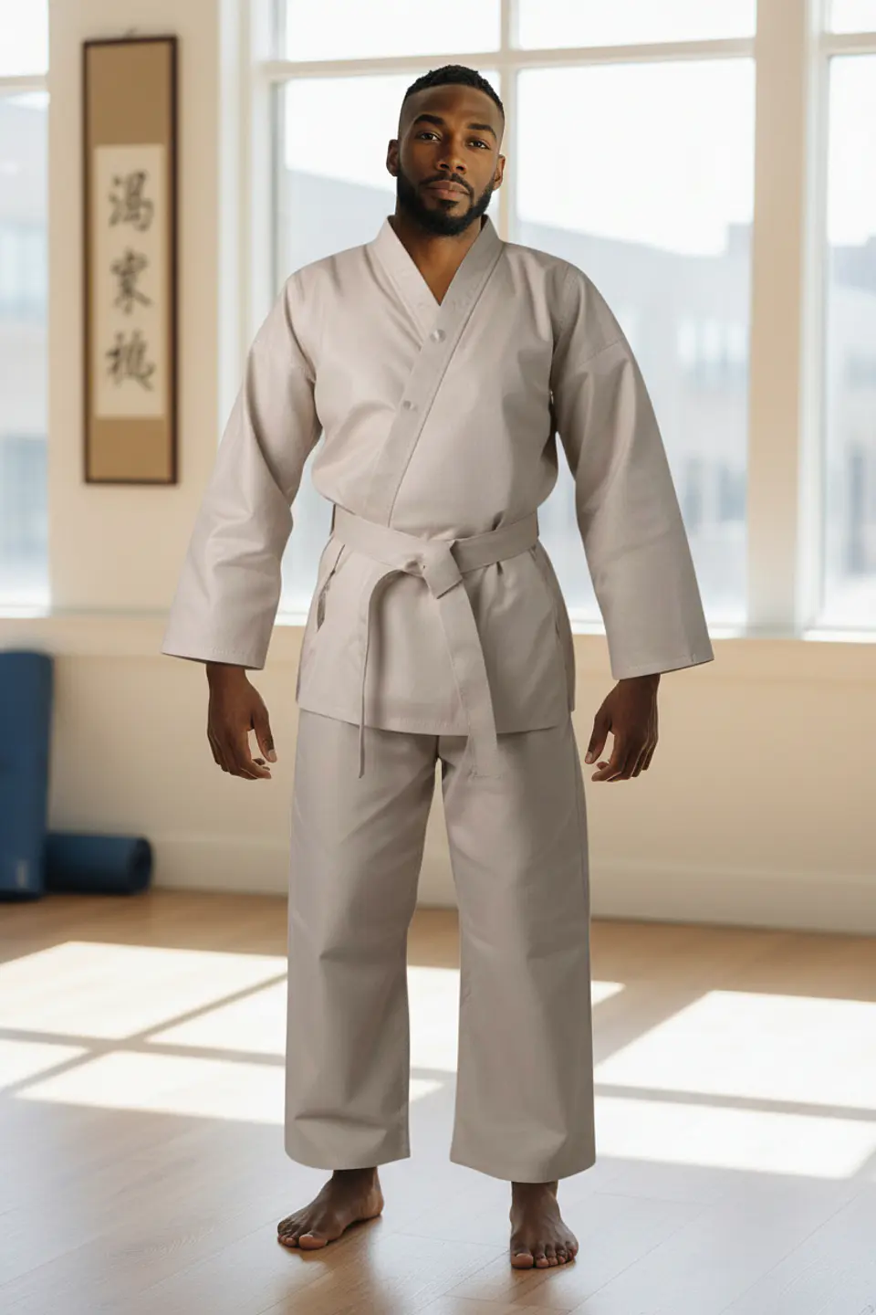 Traje de Karate Okami Blanco 150 cm 2