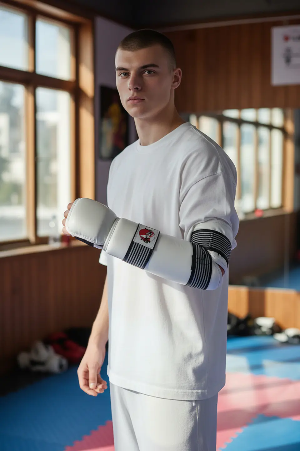 Protector Antebrazo de Taekwondo Okami Rigido 4