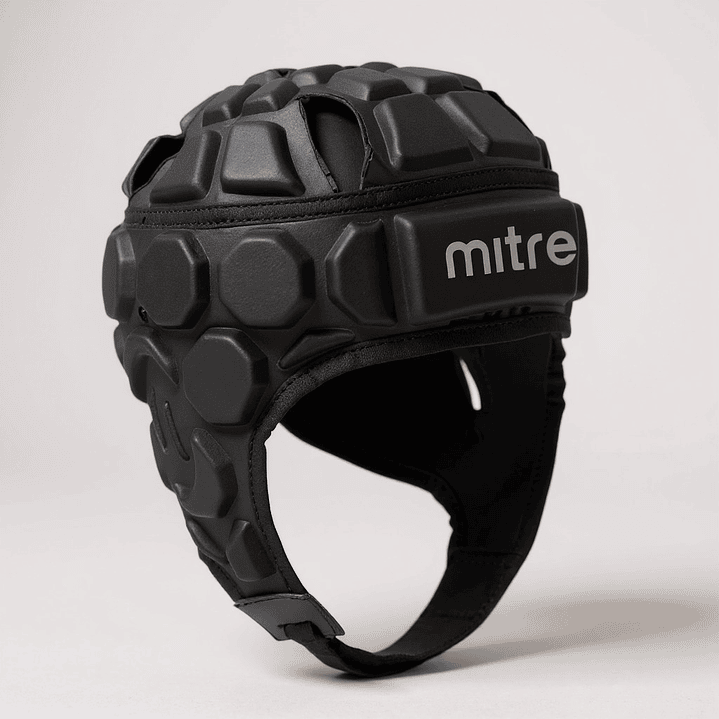 Casco de Rugby Mitre Premier Negro 2