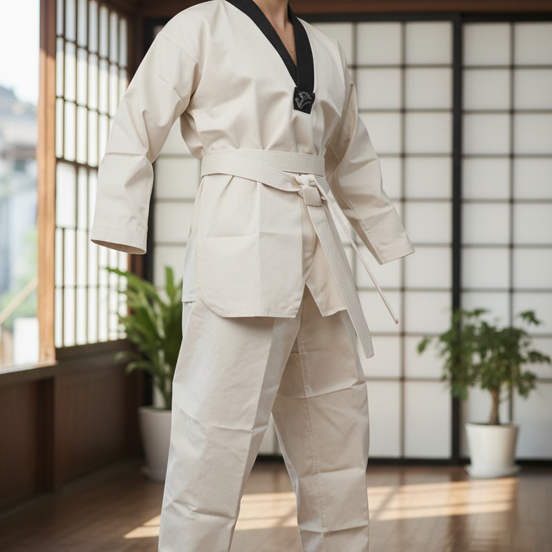 Traje de Taekwondo Okami Blanco 4