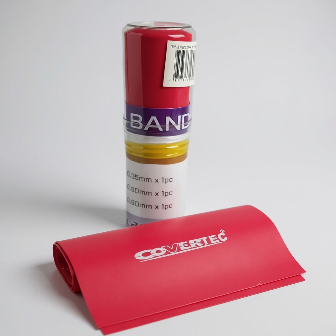 Banda Elastica Covertec Roja 120x15cm 0.50mm 1