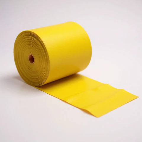 Banda Elastica Blunding Rollo X-Light 0.15mm 45 mts Amarillo