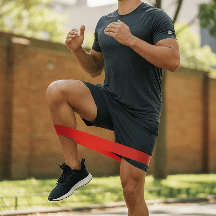 Banda Elastica Blunding Rollo Light 0.20mm 45 mts Rojo 2