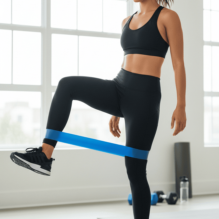 Banda Elastica Blunding Rollo Heavy 0.30mm 45 mts Azul 3